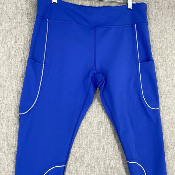 Outdoor Voices Frostknit Leggings XXL Workout‎ Reflective 7/8 Performance Tech - Picture 5 of 14